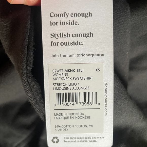 Cozy half-zip Richer Poorer pullover - BNWT - Picture 5 of 5